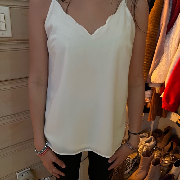 cute scallop neck dress tank - Picture 2 of 3